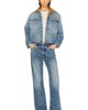 Miu Miu Miu Miu Denim Pelle Jacket - 4