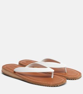 Miu Miu Miu Miu Embossed thong sandals