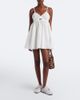 Miu Miu Miu Miu Embroidered cotton and linen-blend minidress - 2