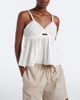Miu Miu Miu Miu Embroidered cotton and linen-blend top - 2