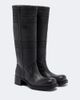 Miu Miu Miu Miu Embroidered leather knee-high boots - 1