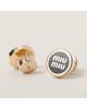 Miu Miu Miu Miu Enameled Metal Earrings - 3