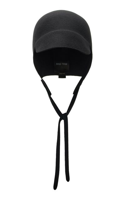 Miu Miu Miu Miu Felt Hat Black M