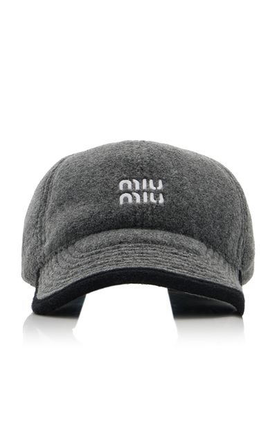 Miu Miu Miu Miu Fleece Baseball Cap