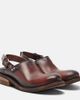 Miu Miu Miu Miu Foule leather clogs - 1