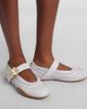 Miu Miu Miu Miu Gymnasium leather ballet flats - 2