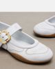Miu Miu Miu Miu Gymnasium leather ballet flats - 6