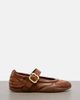 Miu Miu Miu Miu Gymnasium leather Mary Jane flats - 5