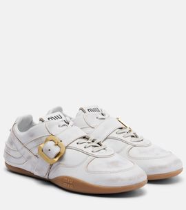 Miu Miu Miu Miu Gymnasium leather sneakers