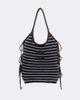 Miu Miu Miu Miu Ivy crochet striped tote bag - 1
