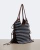 Miu Miu Miu Miu Ivy crochet striped tote bag - 4