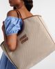 Miu Miu Miu Miu Ivy leather-trimmed canvas tote bag - 2
