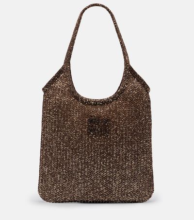 Miu Miu Miu Miu Ivy sequined mesh shopper