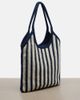 Miu Miu Miu Miu Ivy striped crochet shoulder bag - 4