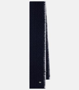 Miu Miu Miu Miu Knitted wool and cashmere scarf