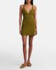 Miu Miu Miu Miu Lace-trimmed pointelle cotton minidress - 2