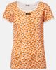 Miu Miu Miu Miu Lace-trimmed printed cotton T-shirt - 1