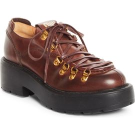 Miu Miu Miu Miu Lace-Up Platform Chukka Boot