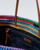 Miu Miu Miu Miu Large crochet leather-trimmed tote bag - 4