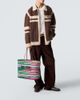 Miu Miu Miu Miu Large crochet leather-trimmed tote bag - 7