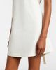 Miu Miu Miu Miu Leather-trimmed cotton jersey minidress - 4