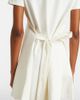 Miu Miu Miu Miu Leather-trimmed cotton jersey minidress - 5