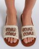 Miu Miu Miu Miu Leather-trimmed crochet slides - 2