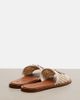 Miu Miu Miu Miu Leather-trimmed crochet slides - 3