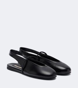 Miu Miu Miu Miu Leather slingback flats