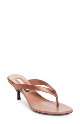 Miu Miu Miu Miu Leather Thong Sandal