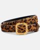 Miu Miu Miu Miu Leopard-print calf hair belt - 1