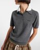 Miu Miu Miu Miu Logo cashmere polo shirt - 3