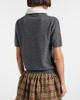 Miu Miu Miu Miu Logo cashmere polo shirt - 5
