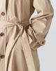 Miu Miu Miu Miu Logo cotton gabardine trench coat - 6