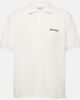 Miu Miu Miu Miu Logo cotton piqué polo shirt - 1