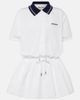 Miu Miu Miu Miu Logo cotton polo dress - 1