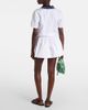 Miu Miu Miu Miu Logo cotton polo dress - 3