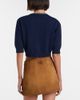 Miu Miu Miu Miu Logo cropped cotton cardigan - 5