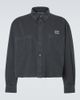 Miu Miu Miu Miu Logo denim shirt - 1