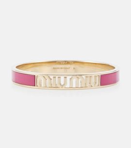 Miu Miu Miu Miu Logo enameled bracelet