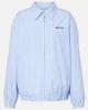 Miu Miu Miu Miu Logo gingham cotton blouson jacket - 1