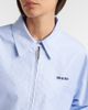 Miu Miu Miu Miu Logo gingham cotton blouson jacket - 3