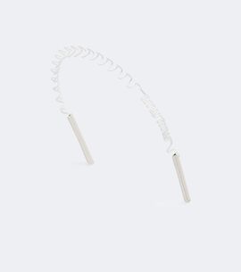 Miu Miu Miu Miu Logo leather-trimmed headband