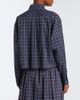 Miu Miu Miu Miu Logo plaid cotton shirt - 5