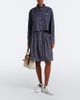 Miu Miu Miu Miu Logo plaid cotton shirt - 6