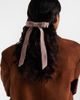 Miu Miu Miu Miu Logo velvet bow hair clip - 2