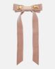 Miu Miu Miu Miu Logo velvet bow hair clip - 4