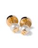 Miu Miu Miu Miu Metal and Pearl Earrings - 1
