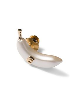 Miu Miu Miu Miu Metal Brooch, 1.18 H