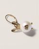 Miu Miu Miu Miu Metal Bunny Earrings with Pendant - 2
